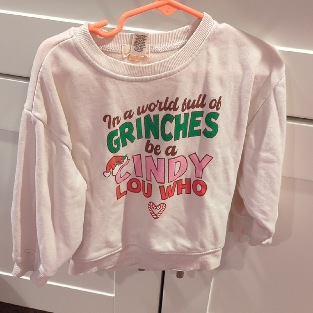 Cindy Lou Who Kids Sweatshirt - Off White